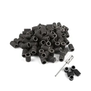 180 Sanding Bands With Drill Bit 100pcs